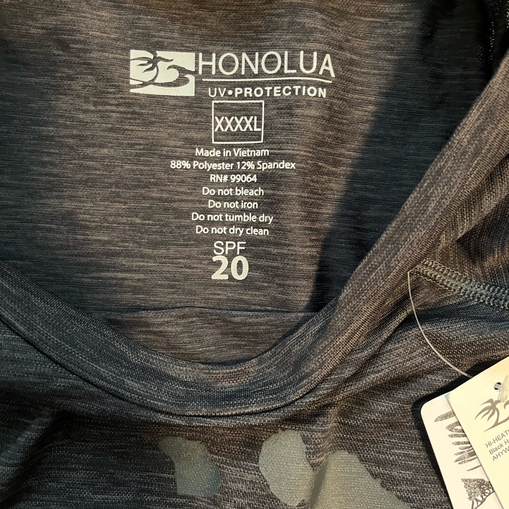 NWT Honolua Long Sleeve UV Protection SPF 20 Rash Guard Swim Shirt - Picture 5 of 5